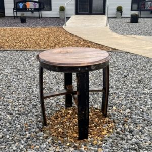 Whiskey Barrel Table